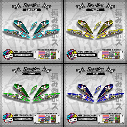 SKYDRIVE CROSSOVER DECALS ( JRP X DAENG 2023 )【WITH FREEBIES】