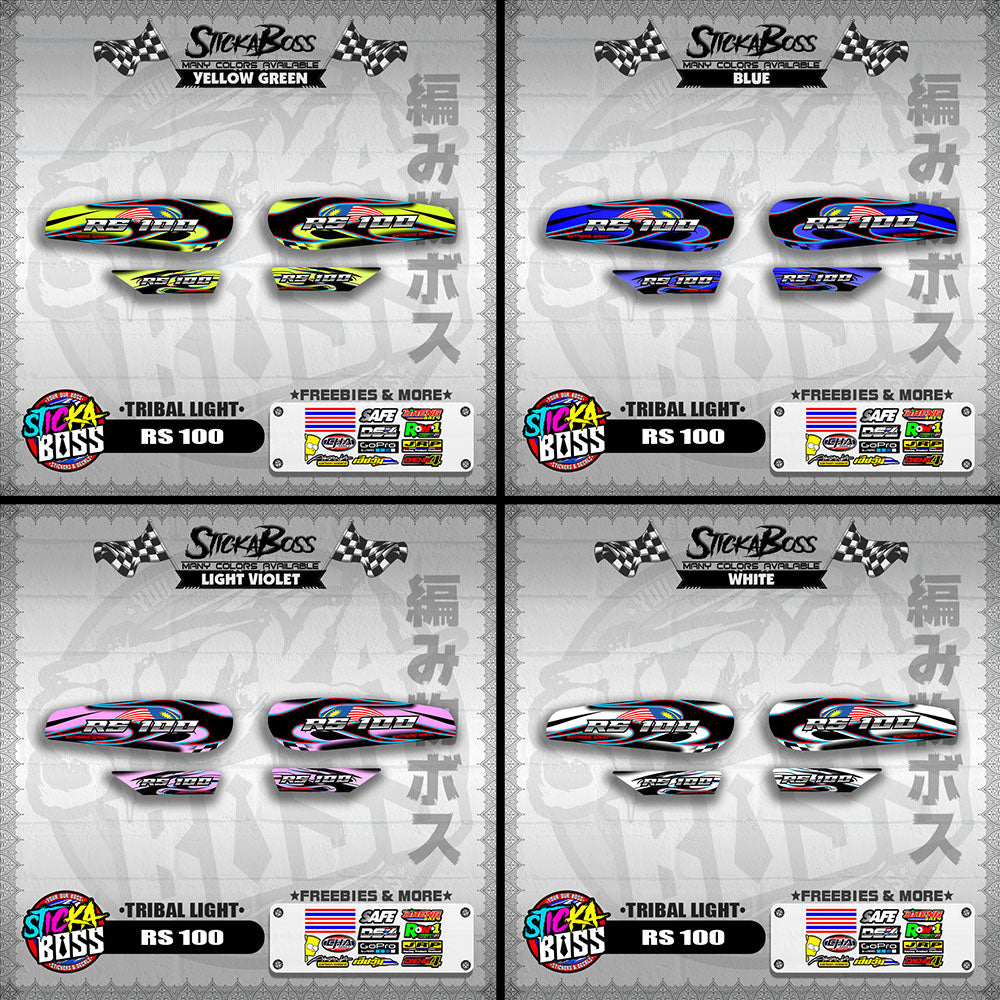 RS 100 DECALS ( TRIBAL LIGHT )【WITH FREEBIES】