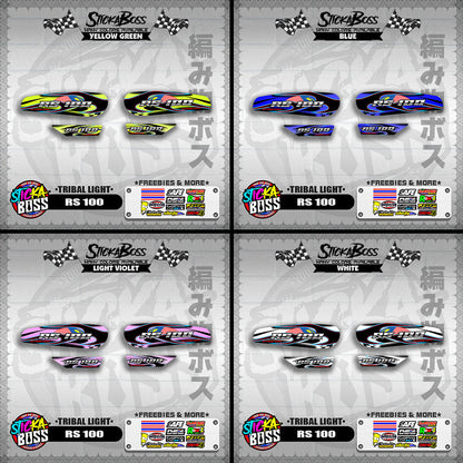 RS 100 DECALS ( TRIBAL LIGHT )【WITH FREEBIES】