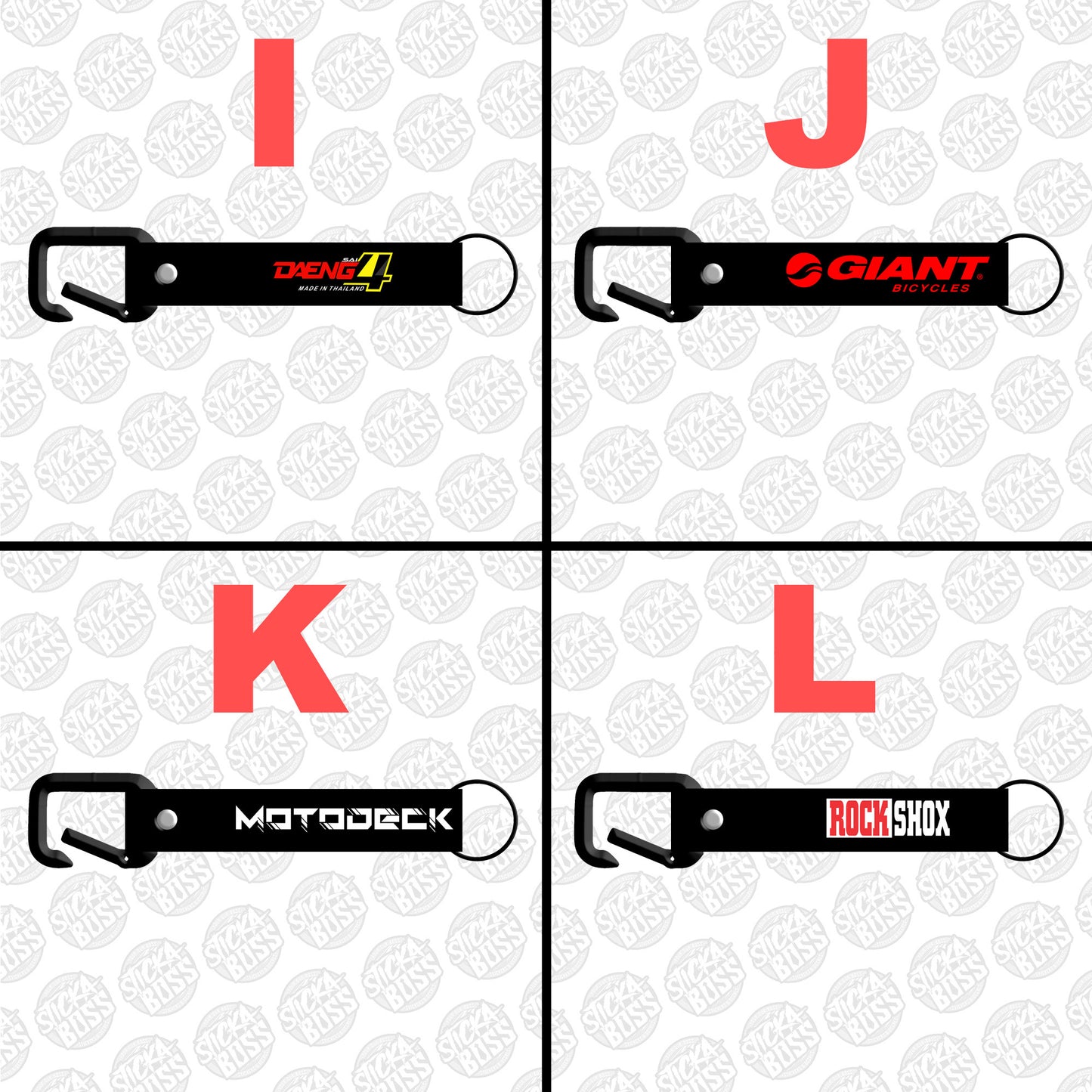 ASSORTED PART 3 KEYCHAIN / KEYHOLDER / KEYLACE