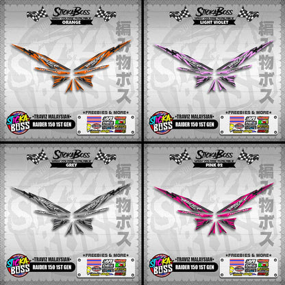 RAIDER 150 1ST GEN DECALS ( TRAVIZ MALAYSIAN )【WITH FREEBIES】