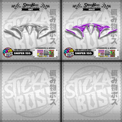 SNIPER 155 DECALS ( FOR WHITE 04 MX KING )【WITH FREEBIES】