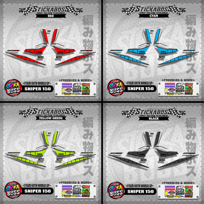 SNIPER 150 DECALS ( Y15ZR 60TH WORLD GP )【WITH FREEBIES】