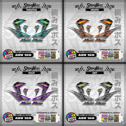 ADV 160 DECALS ( HOTWHEELS )【WITH FREEBIES】