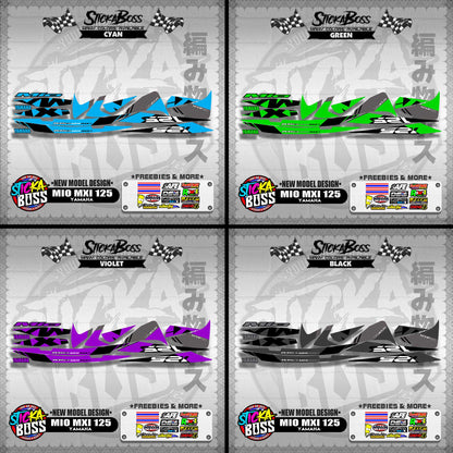 MIO MXI 125 STOCK DECALS ( NEW MODEL DESIGN )【WITH FREEBIES】