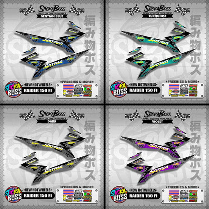 RAIDER 150 FI DECALS ( NEW HOTWHEELS )【WITH FREEBIES】