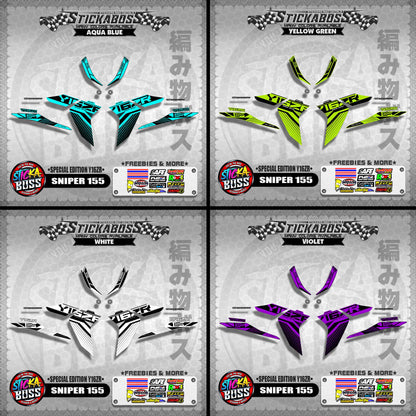 SNIPER 155 MALAYSIAN DECALS ( SPECIAL EDITION Y16ZR )【WITH FREEBIES】 MALAYSIA CONCEPT