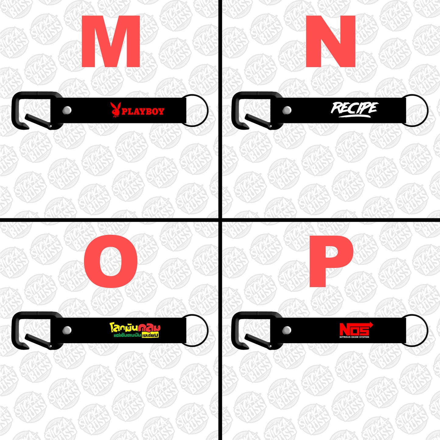 ASSORTED PART 3 KEYCHAIN / KEYHOLDER / KEYLACE