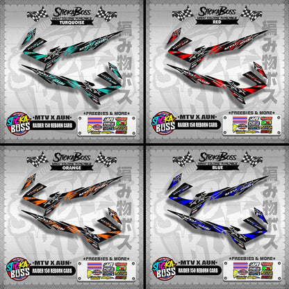 RAIDER 150 REBORN CARB DECALS ( MTV X AUN )【WITH FREEBIES】