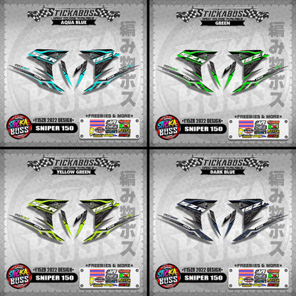 SNIPER 150 DECALS ( Y15ZR 2022 DESIGN )【WITH FREEBIES】