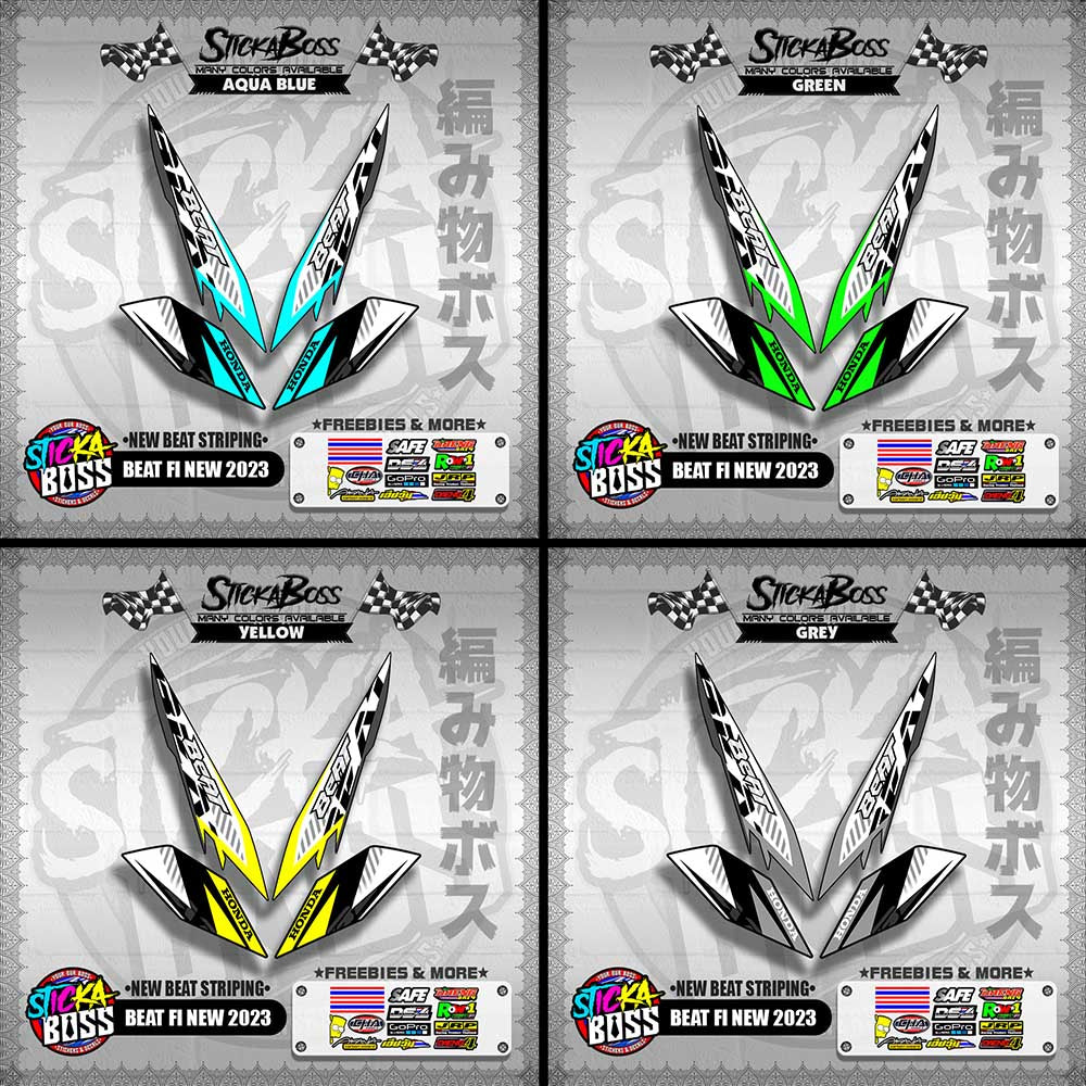 BEAT FI NEW 2023 DECALS ( NEW BEAT STRIPING )【WITH FREEBIES】