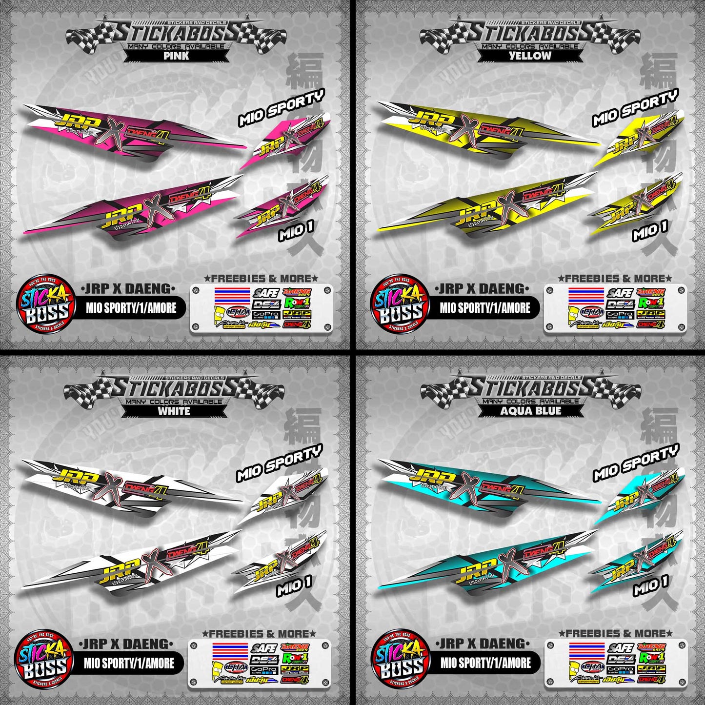 MIO SPORTY / 1 / AMORE STOCK SIZE DECAL ( JRP X DAENG ) 【WITH FREEBIES】