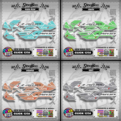 CLICK 125i STOCK DECALS ( NEW VARIO 2023 )【WITH FREEBIES】