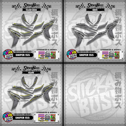 SNIPER 155 DECALS ( 2024 EXCITER Y16ZR ZIN RC )【WITH FREEBIES】