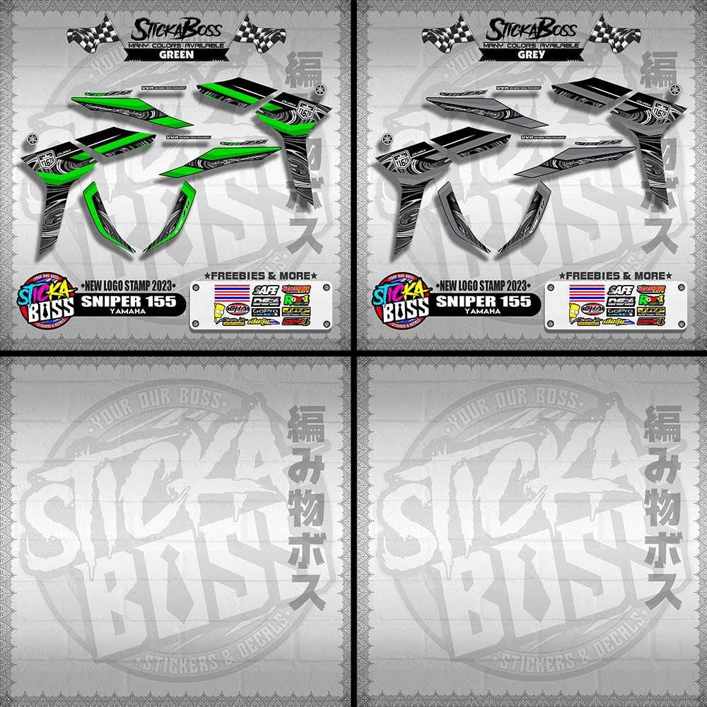 SNIPER 155 DECALS ( NEW LOGO STAMP 2023 )【WITH FREEBIES】