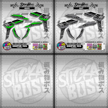 SNIPER 155 DECALS ( NEW LOGO STAMP 2023 )【WITH FREEBIES】