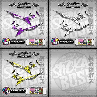 RAIDER 150 Fi DECALS ( SATRIA HAYABUSA )【WITH FREEBIES】