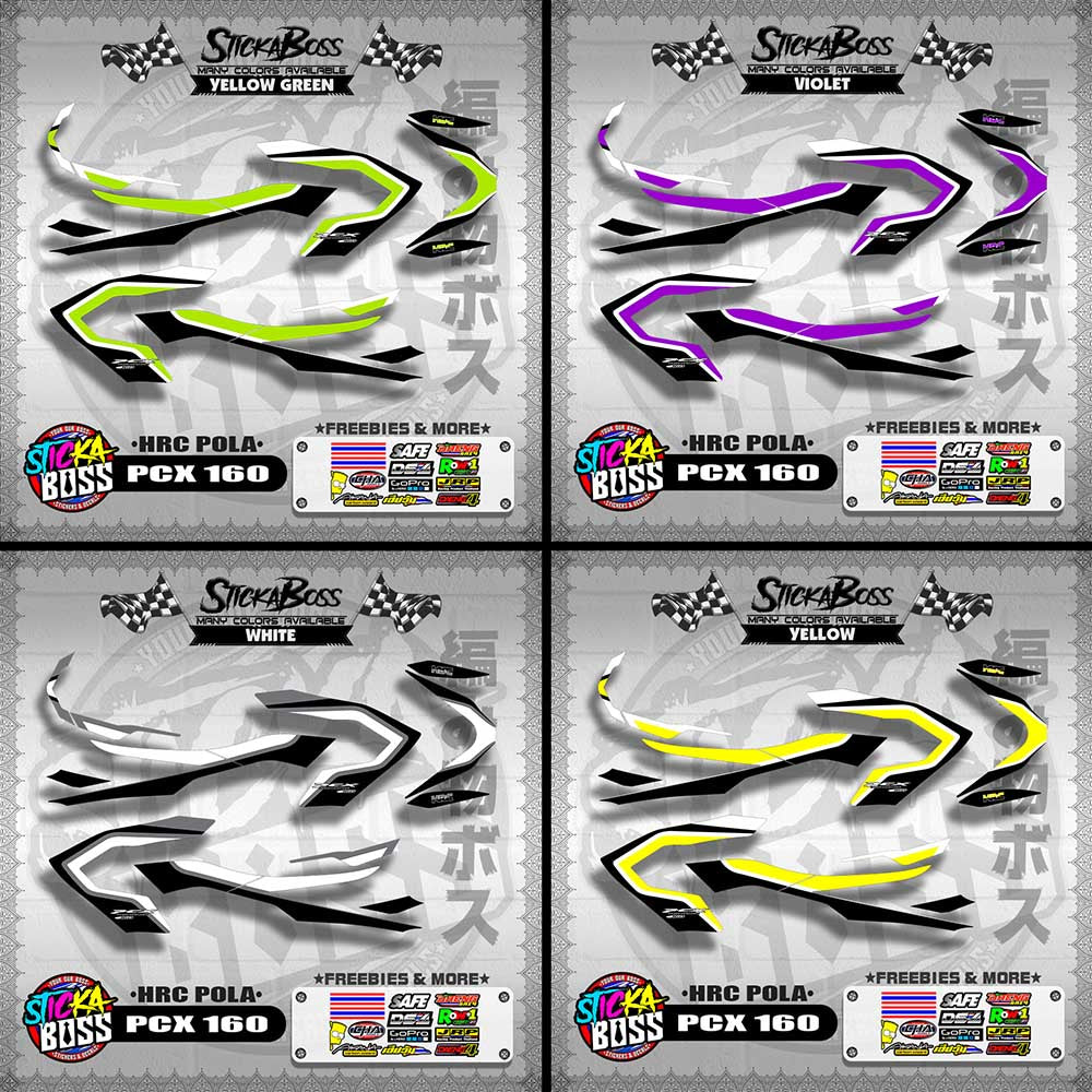 PCX 160 DECALS ( HRC POLA )【WITH FREEBIES】