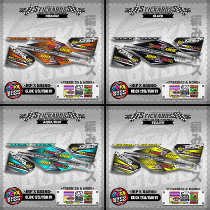 CLICK 125i / 150i V1 DECALS ( JRP X DAENG )【WITH FREEBIES】