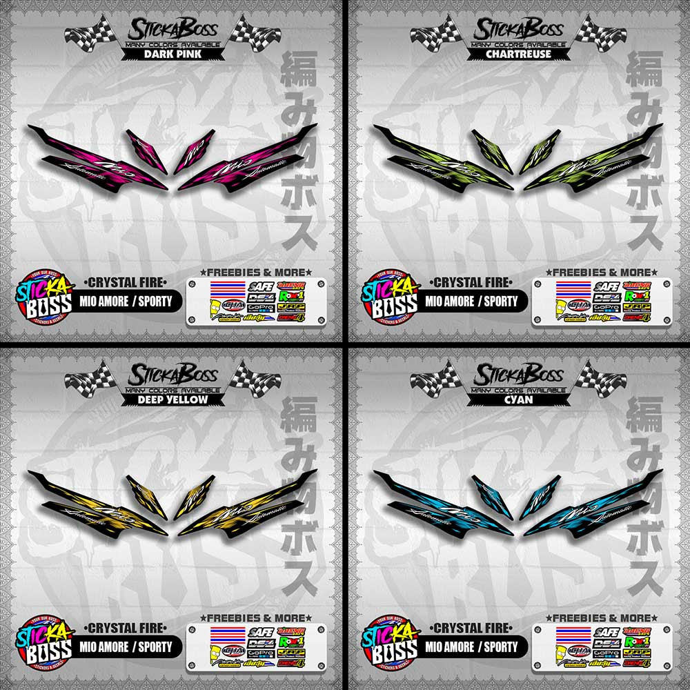 MIO AMORE /  SPORTY DECALS ( CRYSTAL FIRE )【WITH FREEBIES】