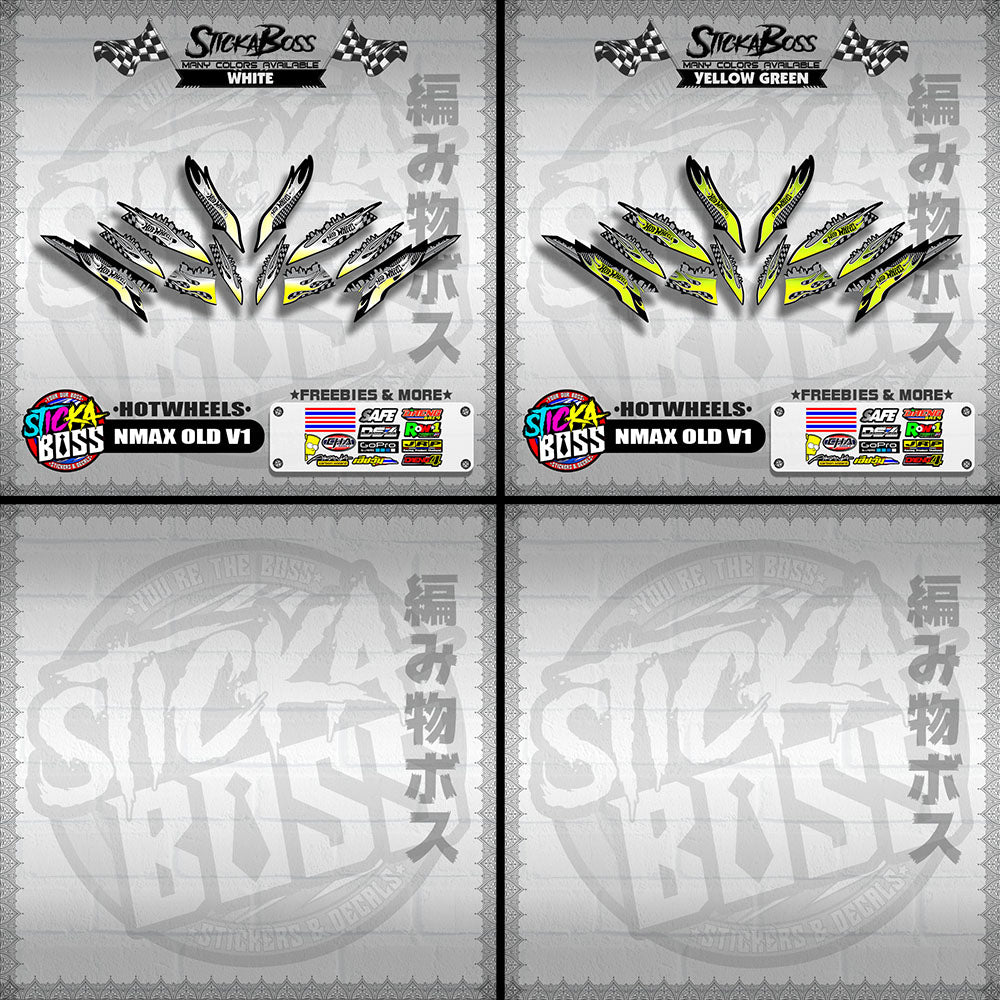 NMAX OLD V1 DECALS ( HOTWHEELS )【WITH FREEBIES】