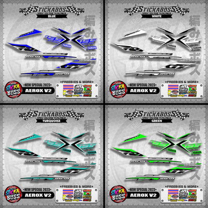 AEROX V2 DECALS ( NEW SPECIAL 2023 )【WITH FREEBIES】