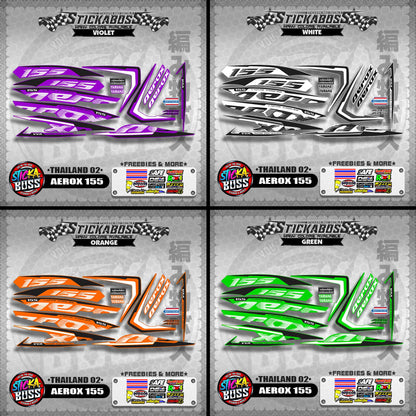 AEROX 155 2020 STOCK DECALS ( THAILAND 02 )【WITH FREEBIES】