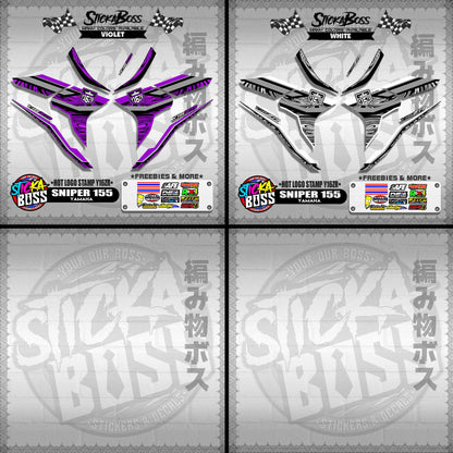 SNIPER 155 DECALS ( HOT LOGO STAMP Y16ZR )【WITH FREEBIES】