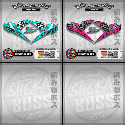 BEAT Fi V2 STOCK DECALS ( STREET EDITION )【WITH FREEBIES】