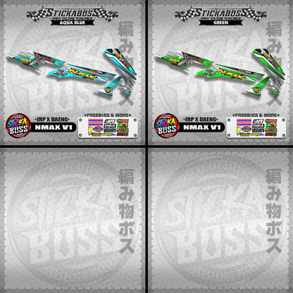 NMAX V1 STOCK DECALS ( JRP X DAENG )【WITH FREEBIES】