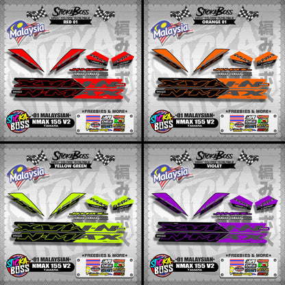 NMAX 155 V2 DECALS ( 01 MALAYSIAN ) 【WITH FREEBIES】