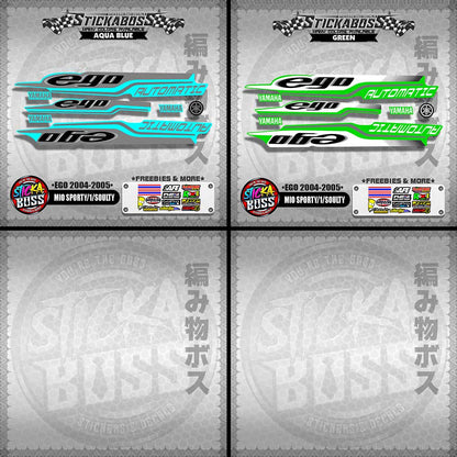 MIO SPORTY / MIO 1 / SOULTY DECALS ( EGO 2004-2005 )【WITH FREEBIES】