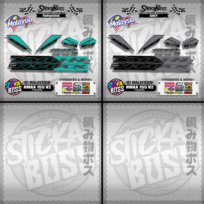 NMAX 155 V2 DECALS ( 01 MALAYSIAN ) 【WITH FREEBIES】