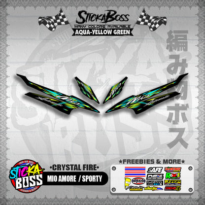 MIO AMORE /  SPORTY DECALS ( CRYSTAL FIRE )【WITH FREEBIES】