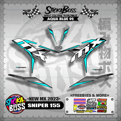 SNIPER 155 DECALS ( NEW MX 2023 )【WITH FREEBIES】