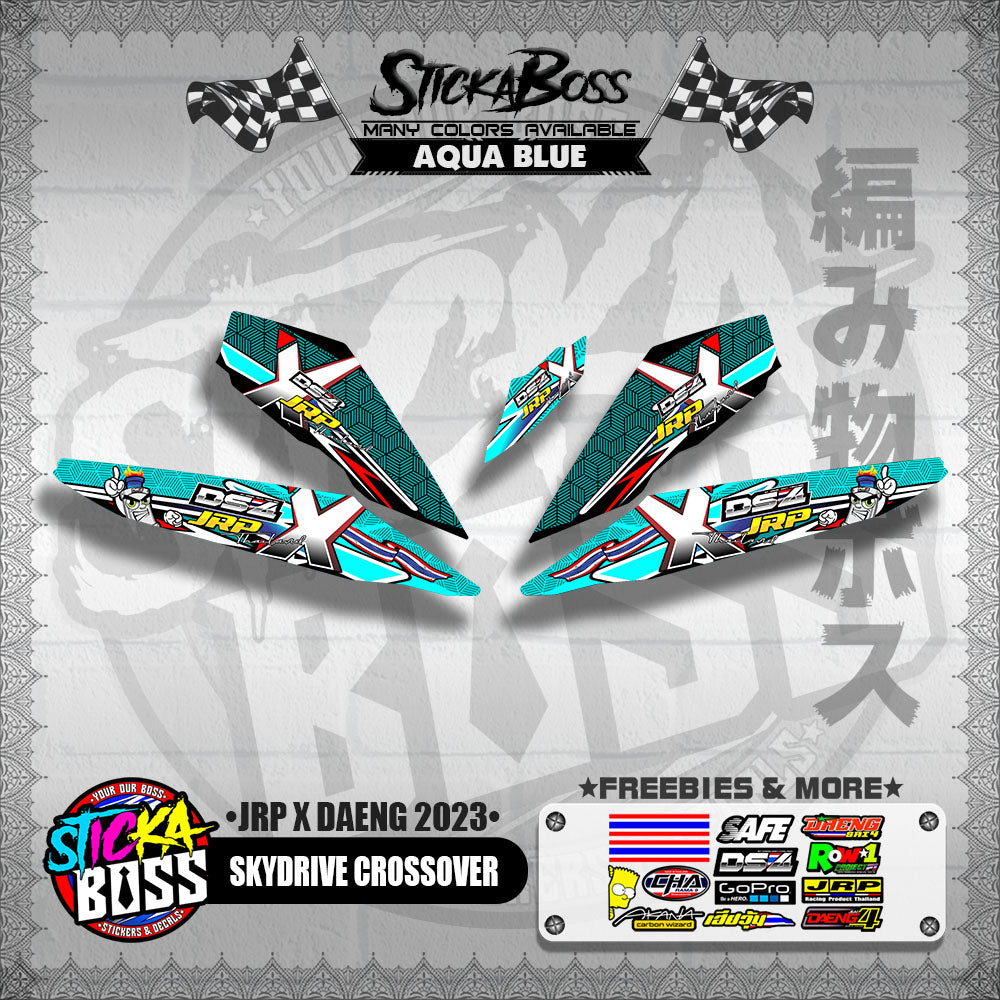 SKYDRIVE CROSSOVER DECALS ( JRP X DAENG 2023 )【WITH FREEBIES】