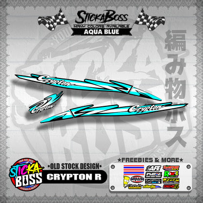 CRYPTON R DECALS ( OLD STOCK DESIGN )【WITH FREEBIES】