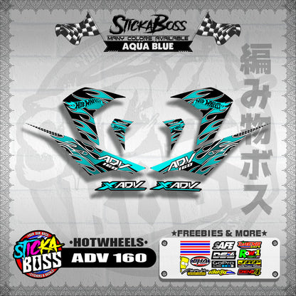 ADV 160 DECALS ( HOTWHEELS )【WITH FREEBIES】