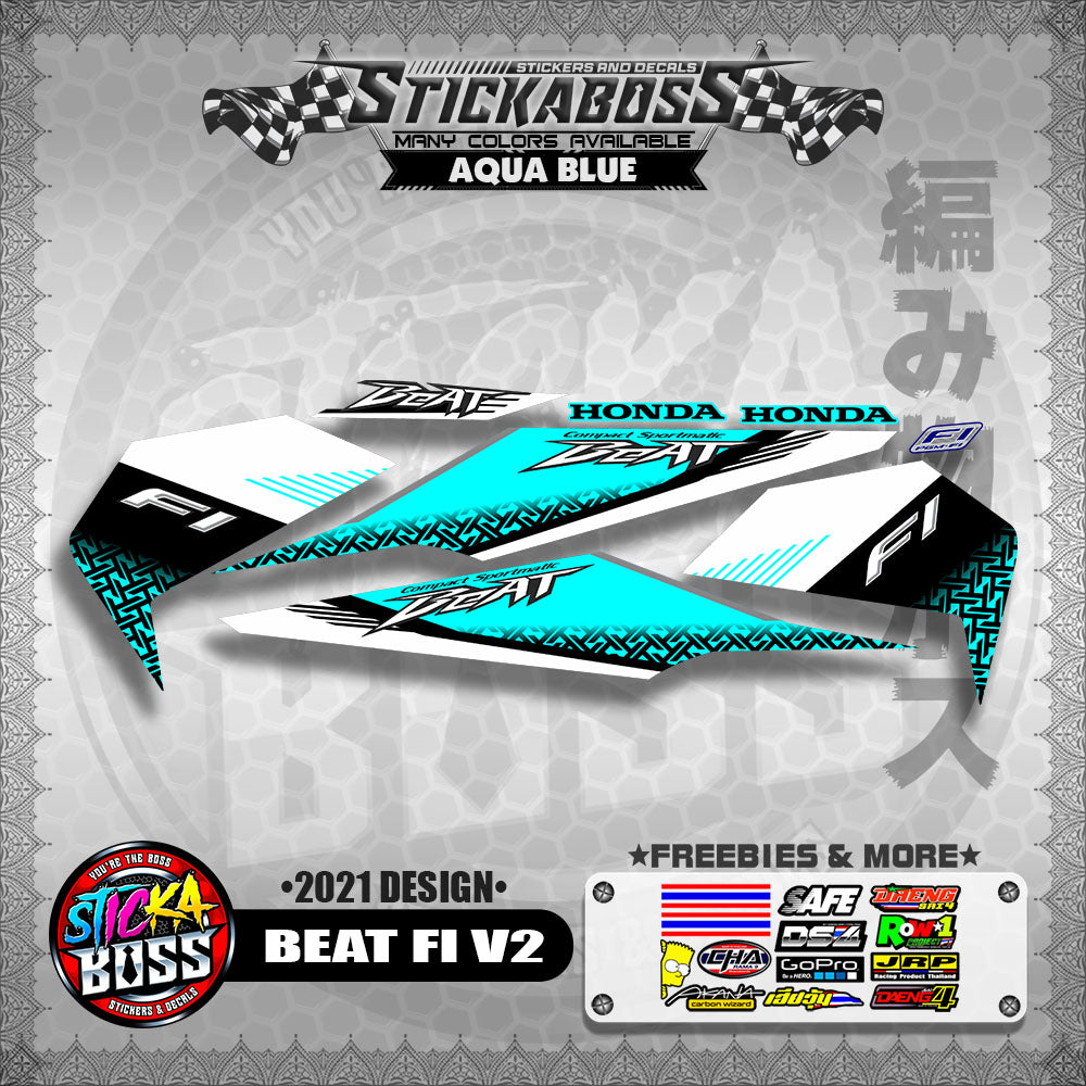 BEAT FI V2 STOCK DECALS ( 2021 DESIGN )【WITH FREEBIES】