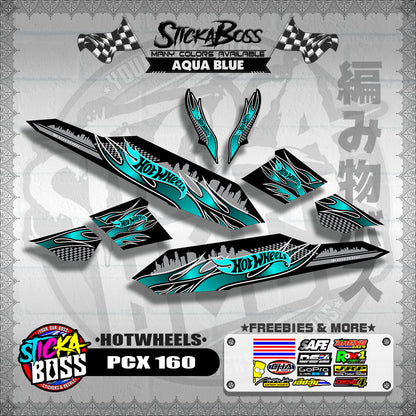 PCX 160 DECALS ( NEW HOTWHEELS )【WITH FREEBIES】