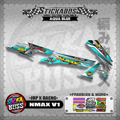 NMAX V1 STOCK DECALS ( JRP X DAENG )【WITH FREEBIES】