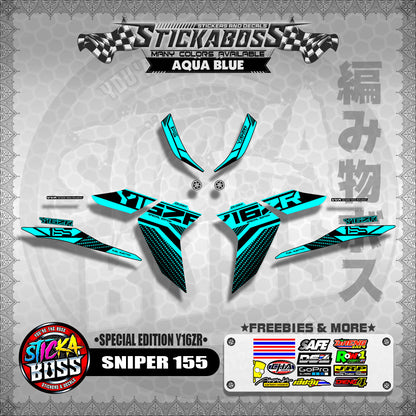 SNIPER 155 MALAYSIAN DECALS ( SPECIAL EDITION Y16ZR )【WITH FREEBIES】 MALAYSIA CONCEPT