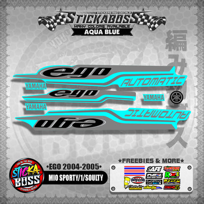 MIO SPORTY / MIO 1 / SOULTY DECALS ( EGO 2004-2005 )【WITH FREEBIES】