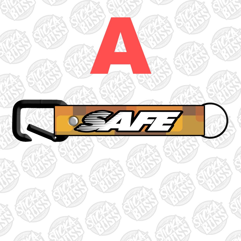 SAFE ABSTRACT KEYCHAIN / KEYHOLDER / KEYLACE (SOLD PER PIECE)