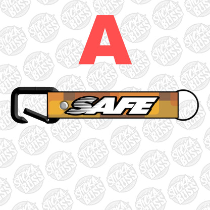 SAFE ABSTRACT KEYCHAIN / KEYHOLDER / KEYLACE (SOLD PER PIECE)