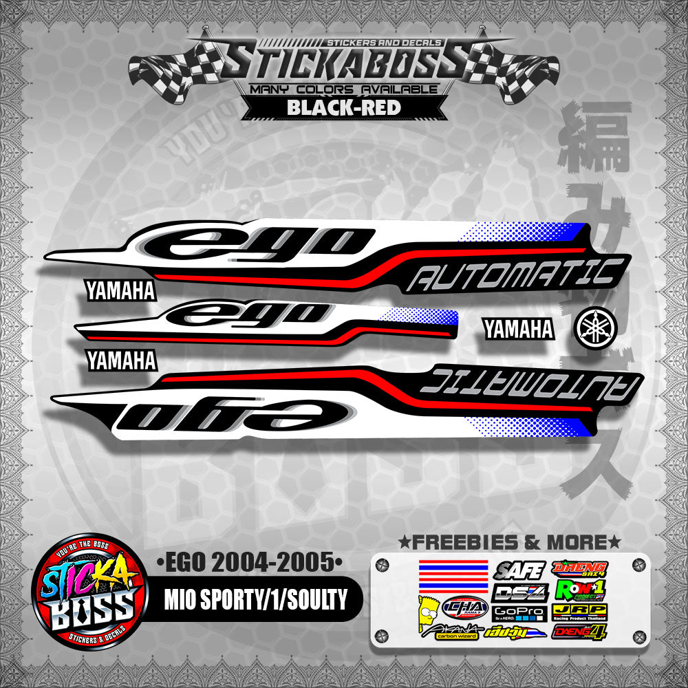 MIO SPORTY / MIO 1 / SOULTY DECALS ( EGO 2004-2005 )【WITH FREEBIES】