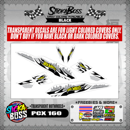 PCX 160 DECALS ( TRANSPARENT HOTWHEELS )【WITH FREEBIES】