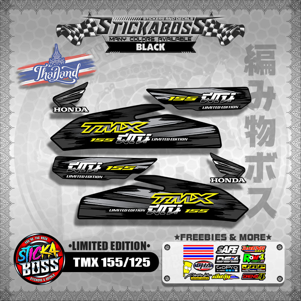 TMX 155 / 125 THAI DECALS ( LIMITED EDITION )【WITH FREEBIES】