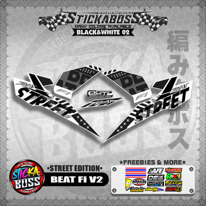 BEAT Fi V2 STOCK DECALS ( STREET EDITION )【WITH FREEBIES】