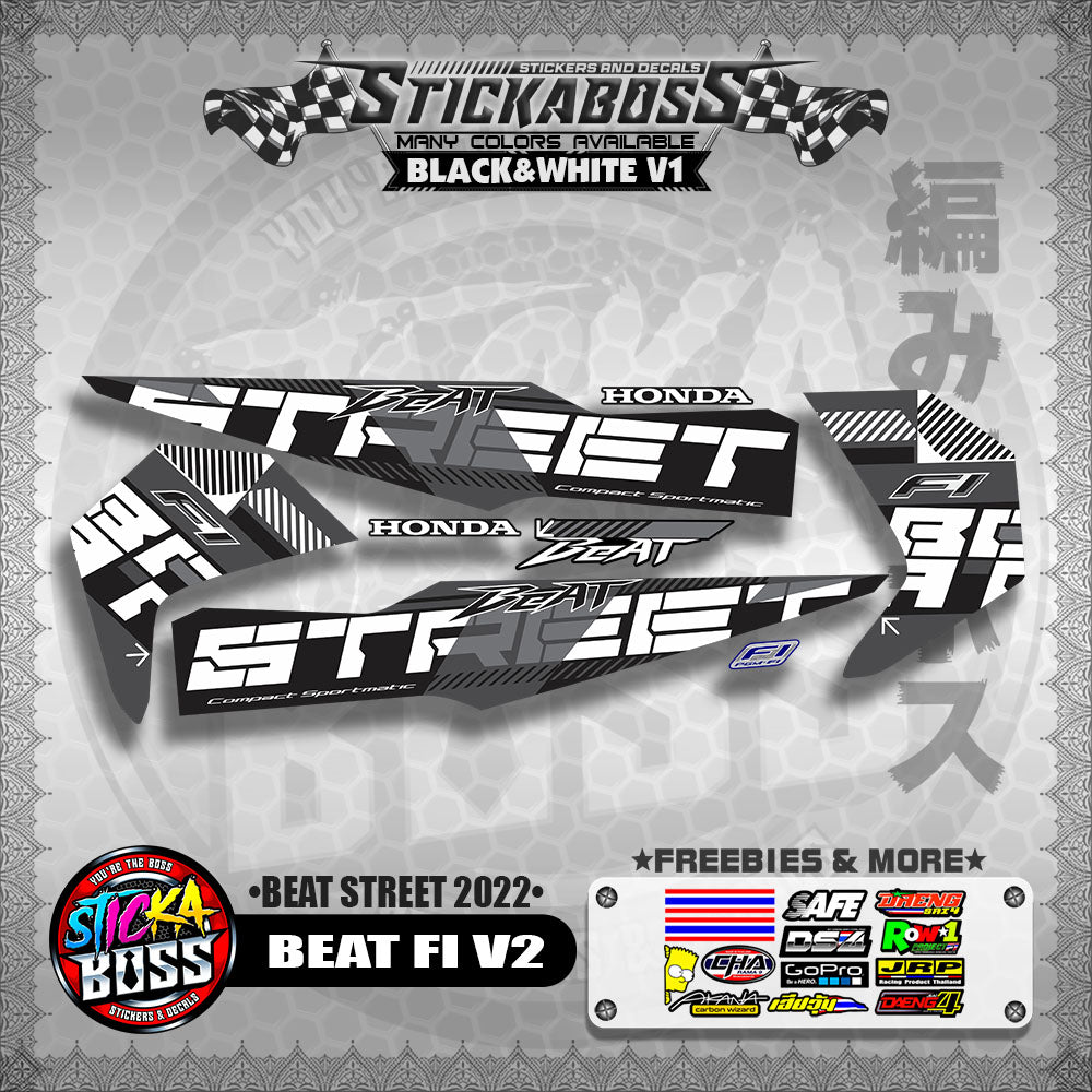 BEAT FI V2 DECALS ( BEAT STREET 2022 )【WITH FREEBIES】